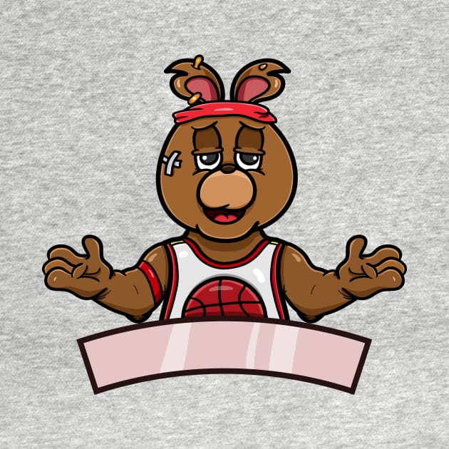 Basketball Bear Cartoon by tedykurniawan12